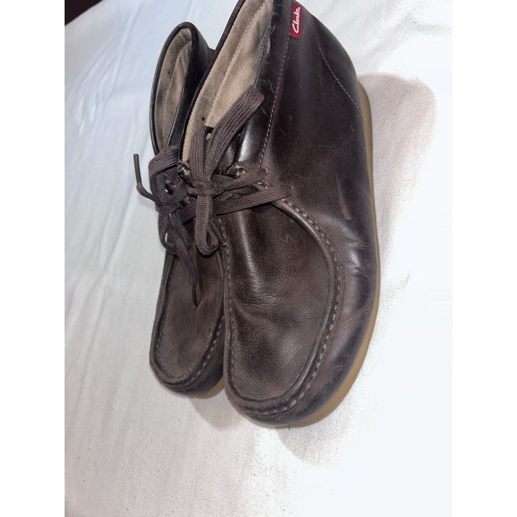 Clarks Wallabee Brown Ankle boot size 9 mens Granola Trendy Preppy - Picture 5 of 11